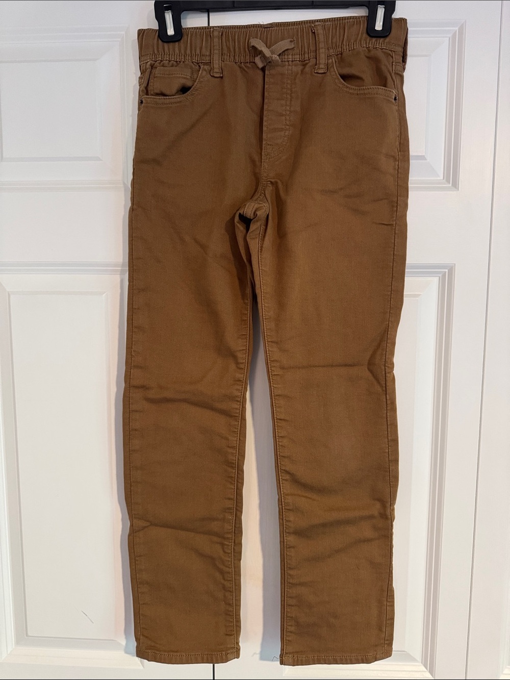 GAP Boys' Tan Original Straight Pull-on Sweatpants Jeans